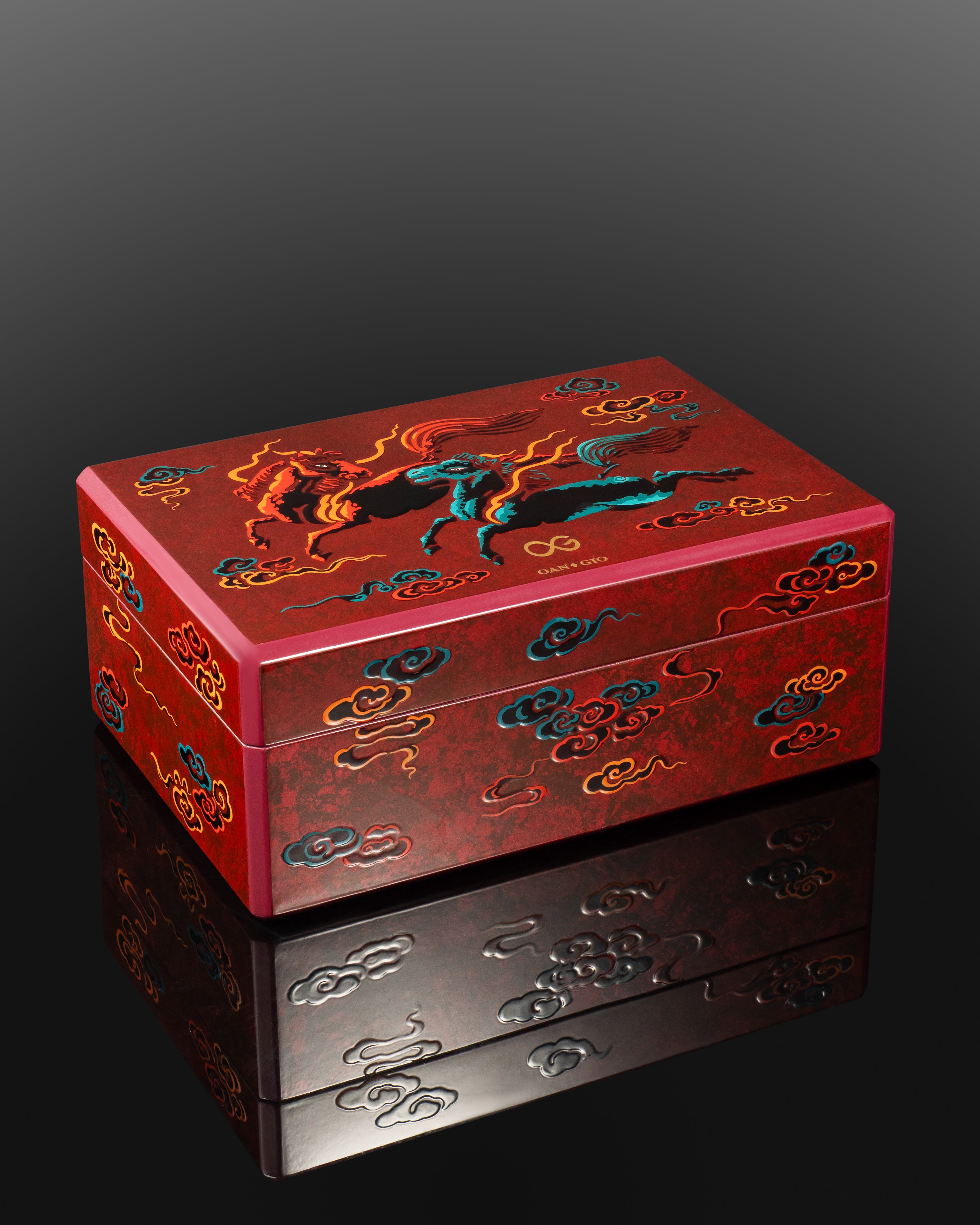 OAN.GIO Custom Vietnamese Sơn Mài Watch Box