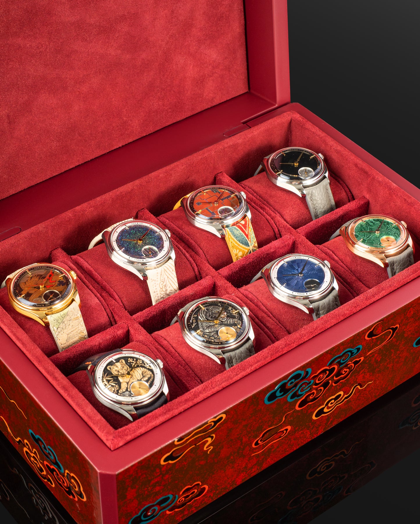 OAN.GIO Custom Vietnamese Sơn Mài Watch Box
